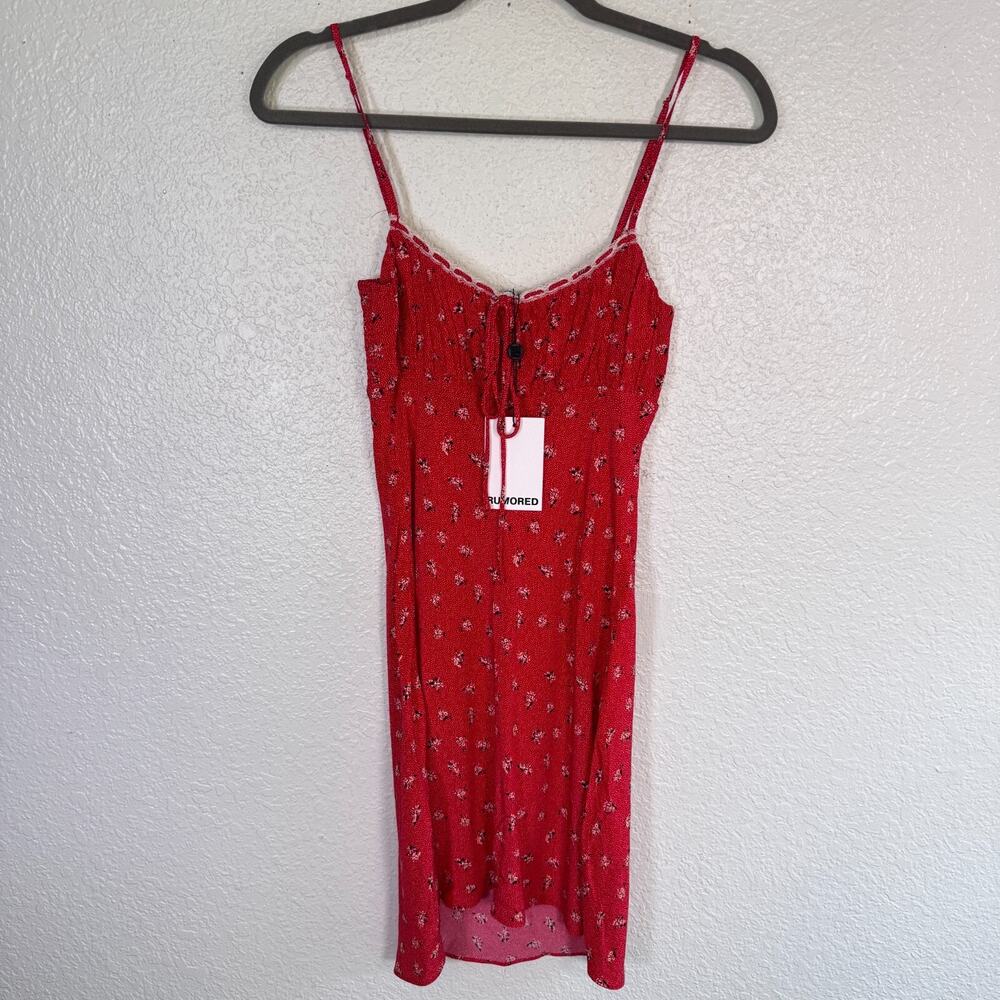 Rumored Dress Women XS Suncoast Mini Floral Dainty Slip Summer Sun Resort Cruise